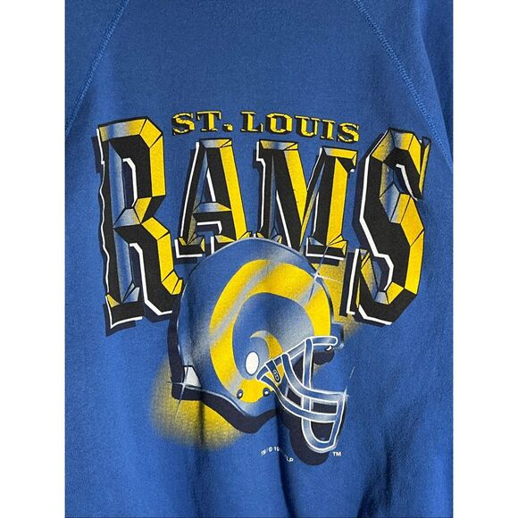Vintage 90s NFL St. Louis LA Rams Sweater - Picture 2 of 7